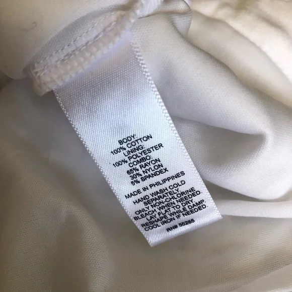 𝅺EXPRESS white eyelet lace‎ pencil skirt size 10 #s1119 - Picture 4 of 9